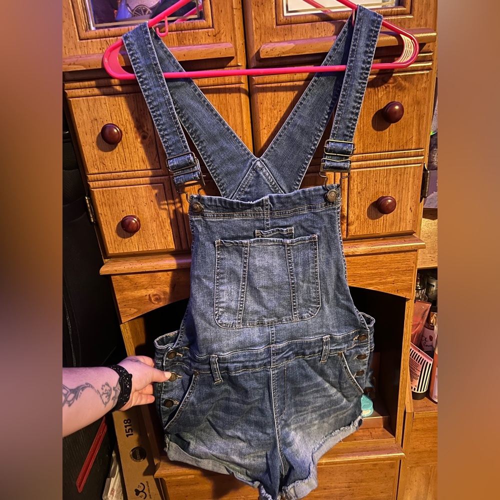 Blue Spice Denim Overalls size 13